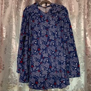 Lularoe Americana Amber 3xl paisley